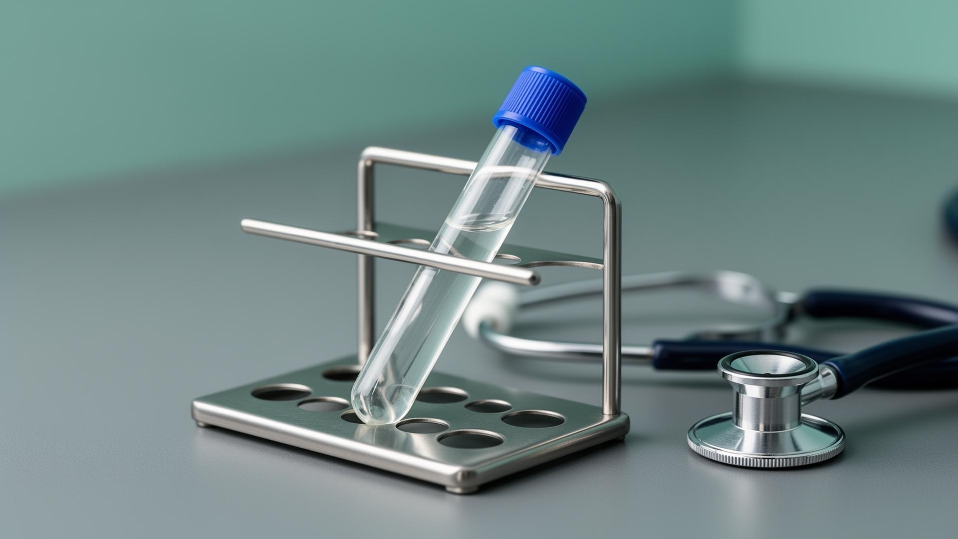 Modern blood testing consultation room in Edinburgh pharmacy